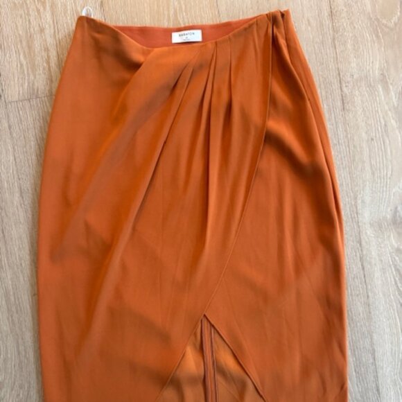 Aritzia Babton Kinsley skirt in orange, size 10 - Picture 2 of 2